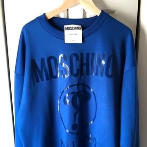 Authentic Moschino sweat shirt.